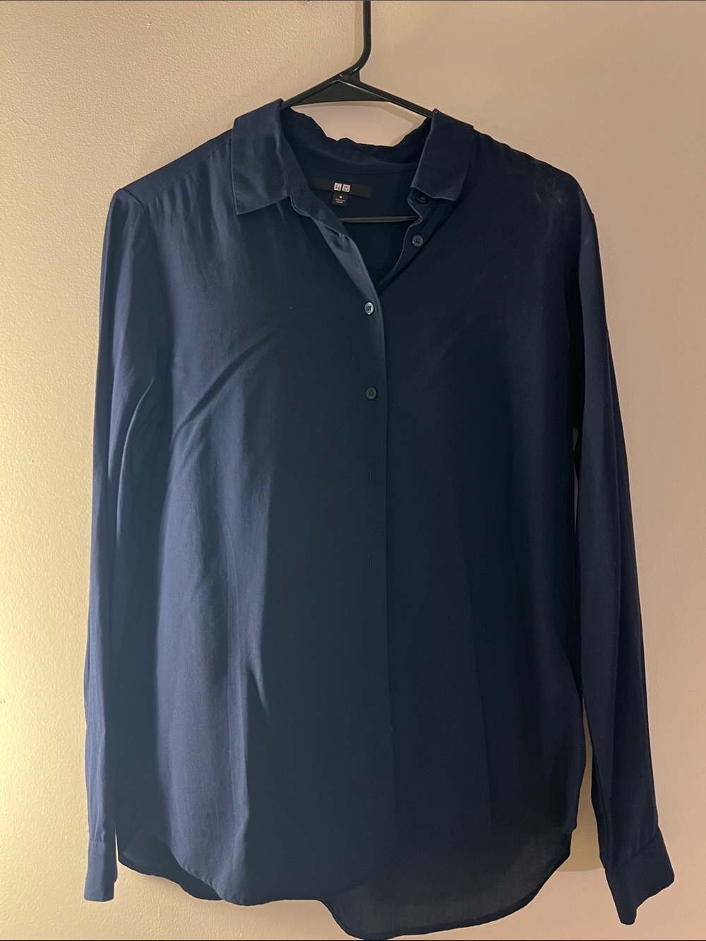 Uniqlo Navy Blue Button Down